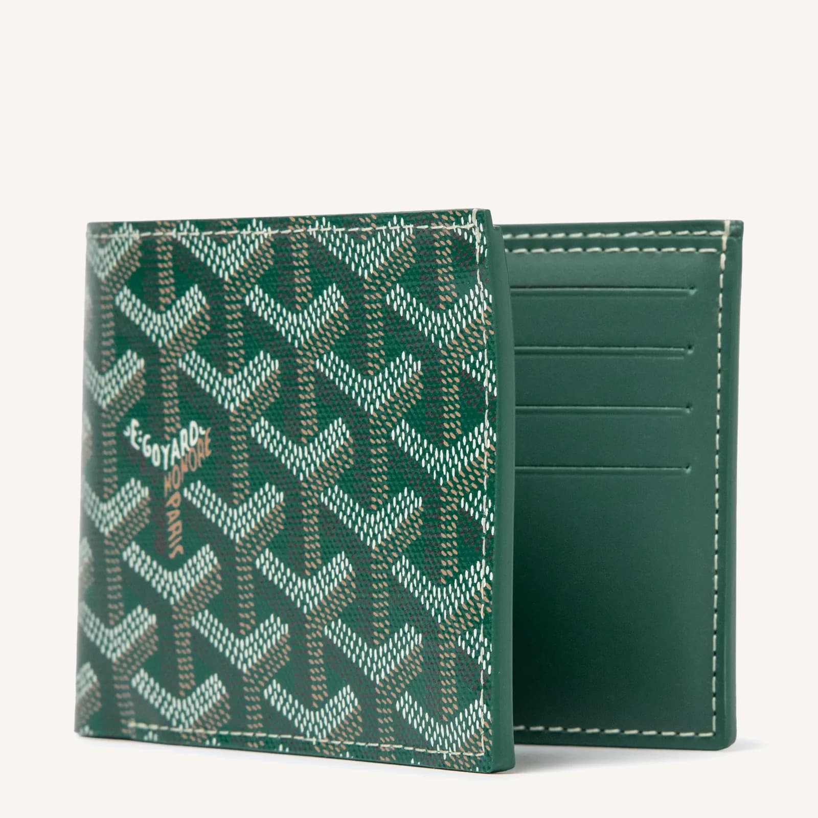 Goyard Victoire Wallet Green